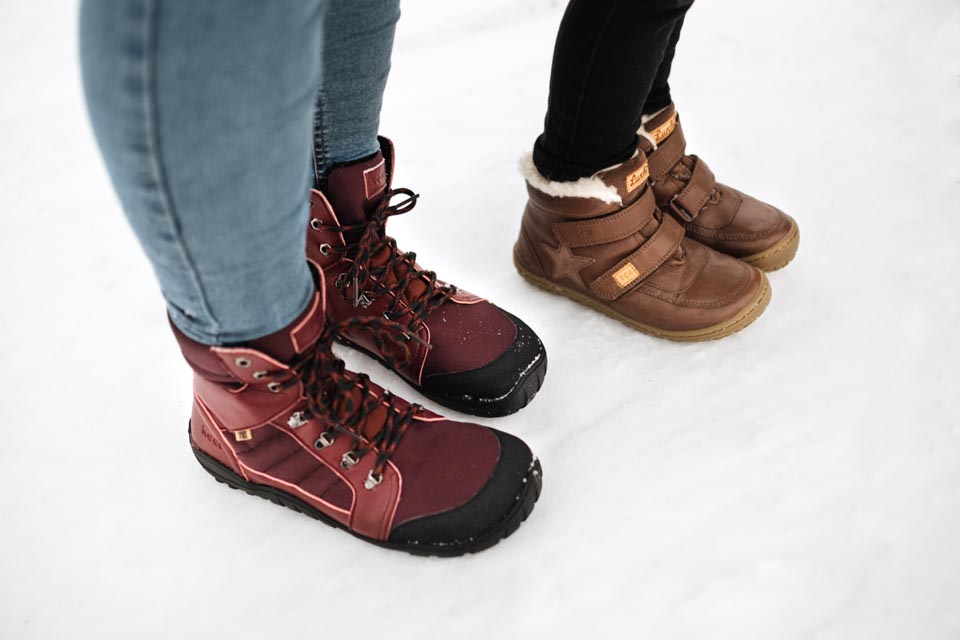 Barefoot boty Koel Mica Tex Vegan červené (3)